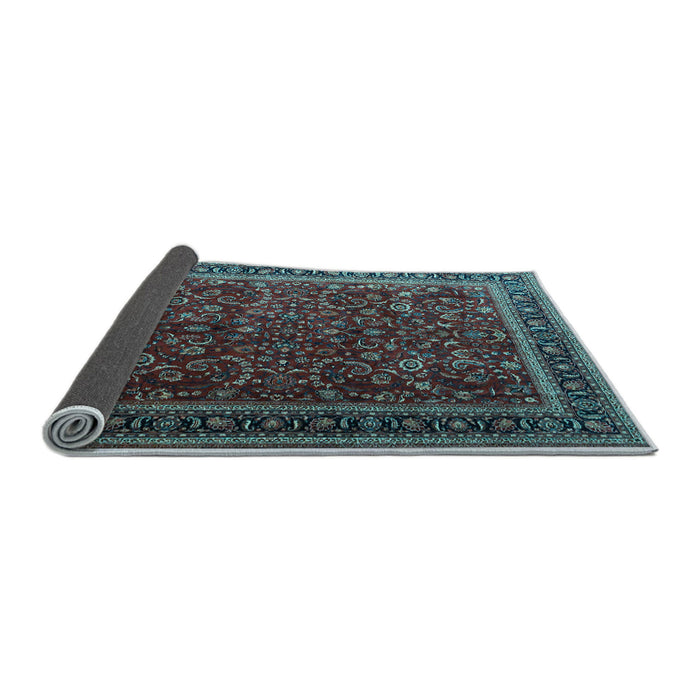 Sideview of Persian Light Blue Traditional Rug, tr1205lblu