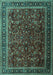 Persian Turquoise Traditional Rug, tr1205turq
