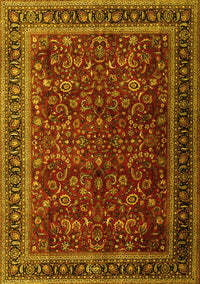 Persian Yellow Traditional Rug, tr1205yw