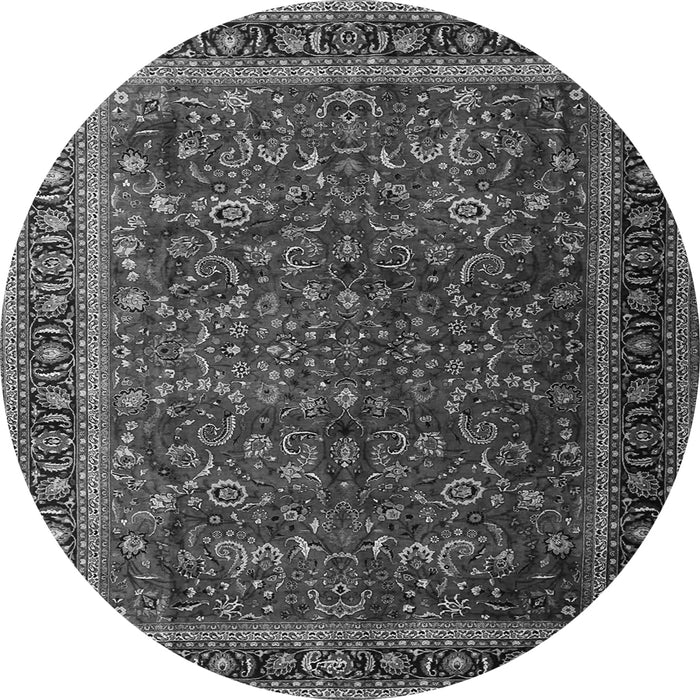 Square Persian Gray Traditional Rug, tr1205gry