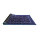 Sideview of Persian Blue Traditional Rug, tr1205blu