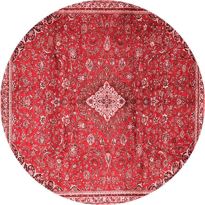 Machine Washable Persian Red Traditional Rug, wshtr1207red