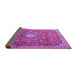 Sideview of Persian Purple Traditional Rug, tr1207pur