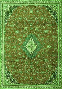 Persian Green Traditional Rug, tr1207grn