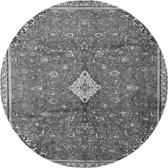 Square Persian Gray Traditional Rug, tr1207gry