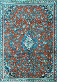Persian Light Blue Traditional Rug, tr1207lblu