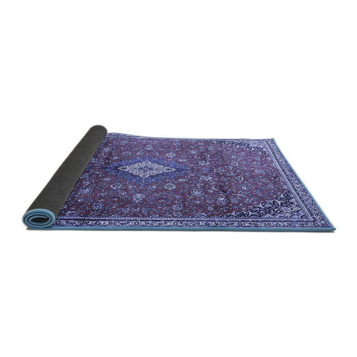 Sideview of Persian Blue Traditional Rug, tr1207blu