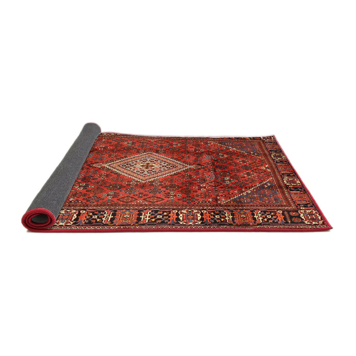 Sideview of Traditional Red Persian Rug, tr1208