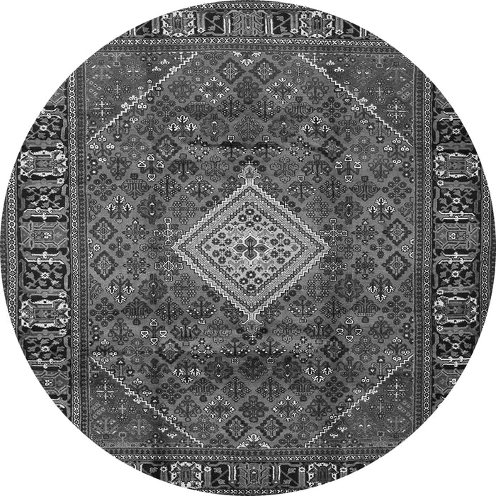 Square Persian Gray Traditional Rug, tr1208gry