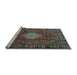 Sideview of Machine Washable Persian Light Blue Traditional Rug, wshtr1208lblu