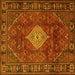 Square Persian Yellow Traditional Rug, tr1208yw