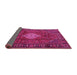 Sideview of Persian Pink Traditional Rug, tr1208pnk