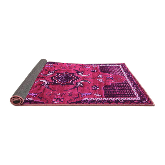 Sideview of Persian Pink Traditional Rug, tr1209pnk