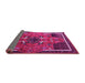 Sideview of Persian Pink Traditional Rug, tr1209pnk