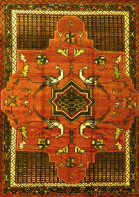 Persian Yellow Traditional Rug, tr1209yw