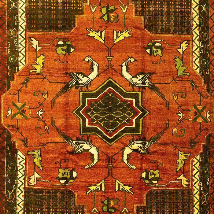 Persian Yellow Traditional Rug, tr1209yw