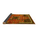 Sideview of Persian Yellow Traditional Rug, tr1209yw