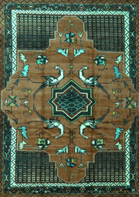 Persian Turquoise Traditional Rug, tr1209turq