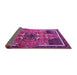 Sideview of Persian Purple Traditional Rug, tr1209pur