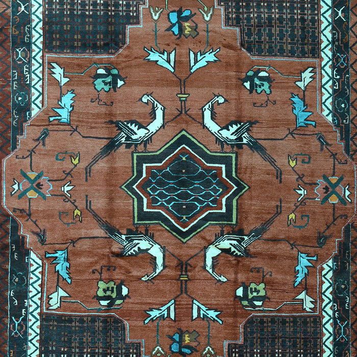 Persian Light Blue Traditional Rug, tr1209lblu