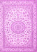 Medallion Pink Traditional Rug, tr120pnk