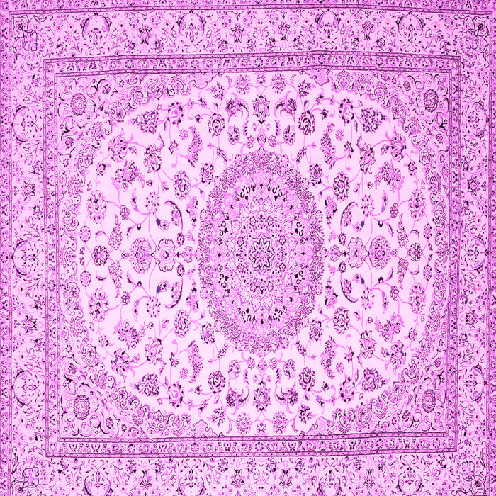 Square Medallion Pink Traditional Rug, tr120pnk