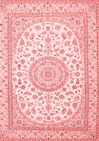 Medallion Red Traditional Rug, tr120red