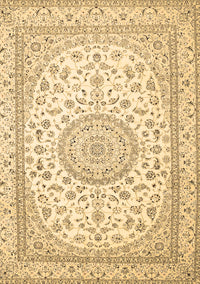 Medallion Brown Traditional Rug, tr120brn