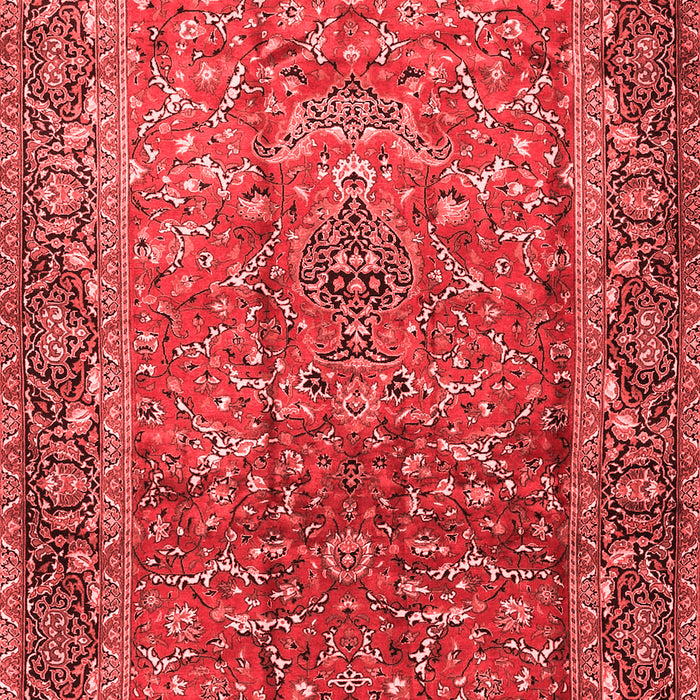 Machine Washable Persian Red Traditional Rug, wshtr1210red