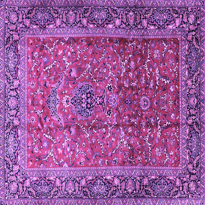 Square Persian Purple Traditional Rug, tr1210pur