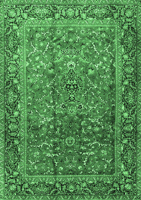 Persian Emerald Green Traditional Rug, tr1210emgrn