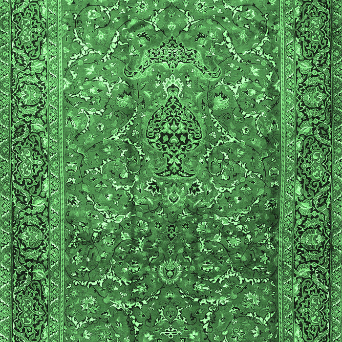 Persian Emerald Green Traditional Rug, tr1210emgrn