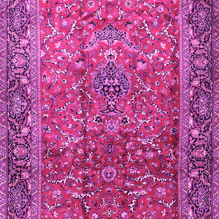 Machine Washable Persian Pink Traditional Rug, wshtr1210pnk