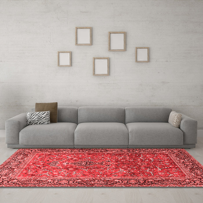 Traditional Red Washable Rugs