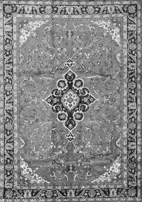 Medallion Gray Traditional Rug, tr1212gry