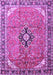 Medallion Purple Traditional Rug, tr1212pur