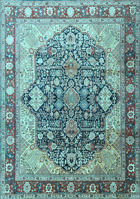Persian Light Blue Traditional Rug, tr1213lblu