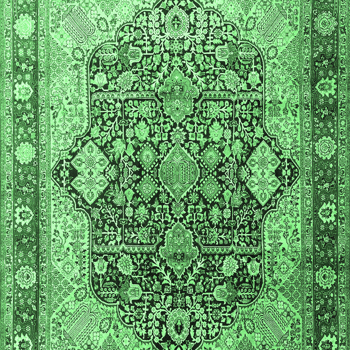 Persian Emerald Green Traditional Rug, tr1213emgrn