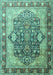 Persian Turquoise Traditional Rug, tr1213turq