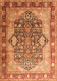Persian Orange Traditional Rug, tr1213org