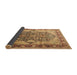 Sideview of Persian Brown Traditional Rug, tr1213brn