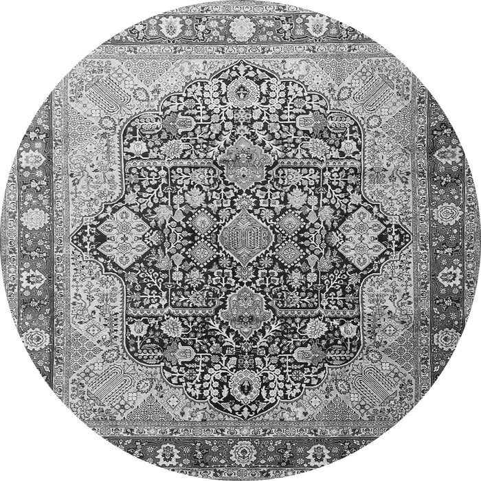 Square Persian Gray Traditional Rug, tr1213gry
