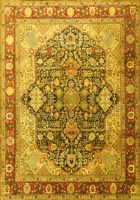 Persian Yellow Traditional Rug, tr1213yw