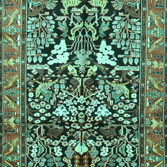 Persian Turquoise Traditional Rug, tr1214turq