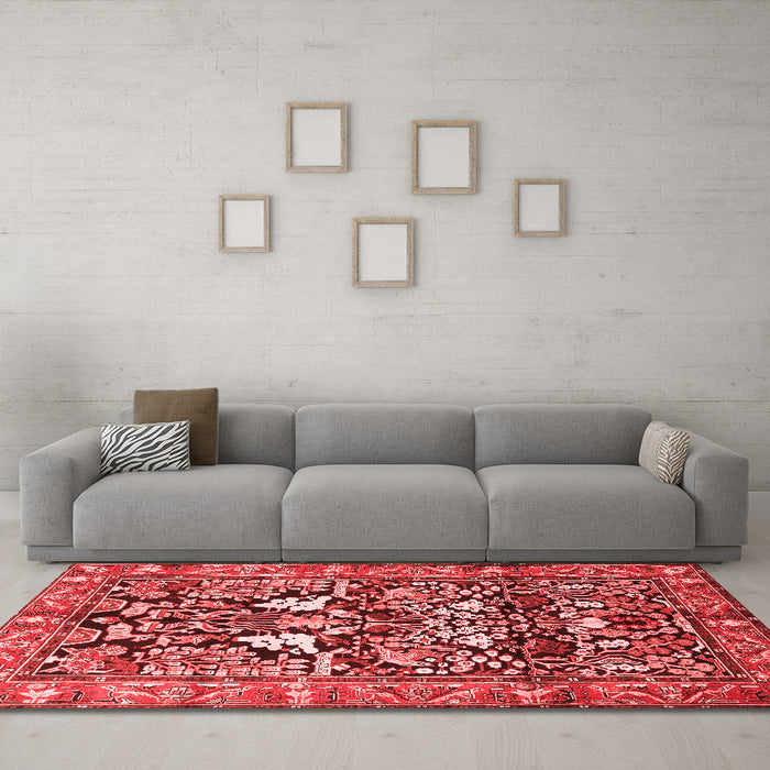 Traditional Red Washable Rugs