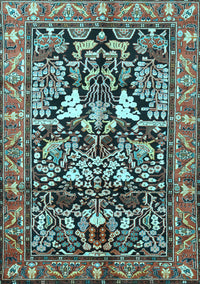 Persian Light Blue Traditional Rug, tr1214lblu