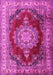 Medallion Pink Traditional Rug, tr1215pnk