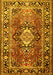 Medallion Yellow Traditional Rug, tr1216yw