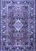 Medallion Blue Traditional Rug, tr1216blu