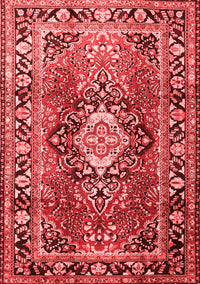 Medallion Red Traditional Rug, tr1216red